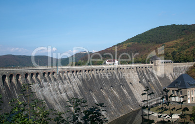 View of the Edersee Dam
