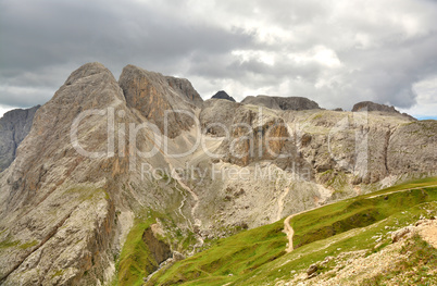 Rosengarten in den Dolomiten