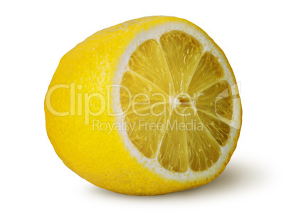 Half of juicy lemon