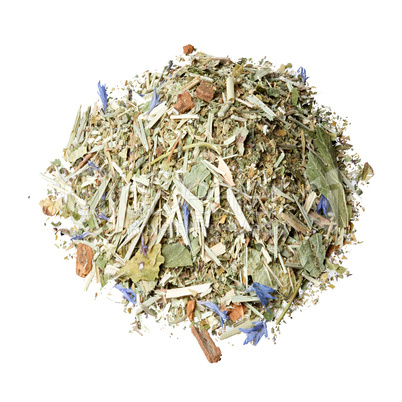 Tea mix of Honeybush, blackberry leaves, lemon grass, fresh mint