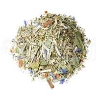 Tea mix of Honeybush, blackberry leaves, lemon grass, fresh mint