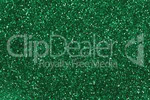 Abstract green glitter background.