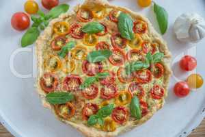 Tomaten Quiche