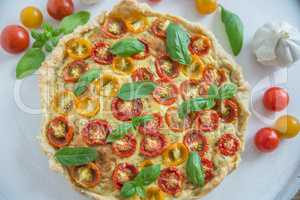 Tomaten Quiche