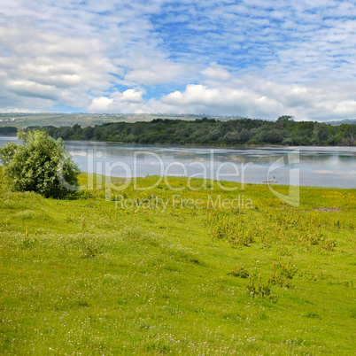 river, meadow and floodplain forest