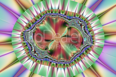 Colorful fractal image.