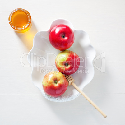 Apples, pomegranate and honey for Rosh Hashanah