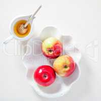 Apples, pomegranate and honey for Rosh Hashanah