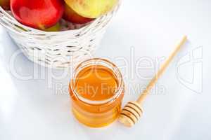 Apples, pomegranate and honey for Rosh Hashanah