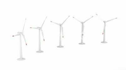 Group of wind turbines