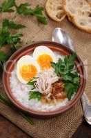 Rice  porridge with egg