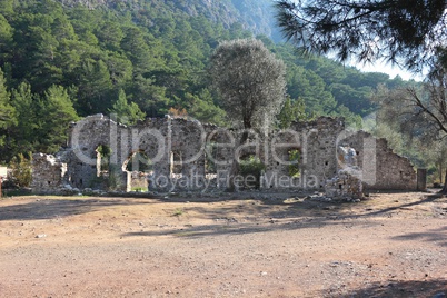 City of ancient Olympos