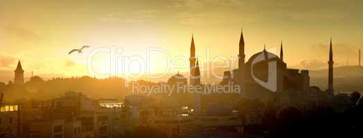 Hagia Sophia at sunrise