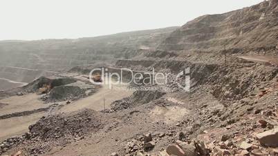 Panoramic view of the big ore mine