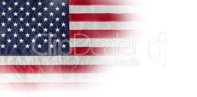 American national flag with stars and stripes