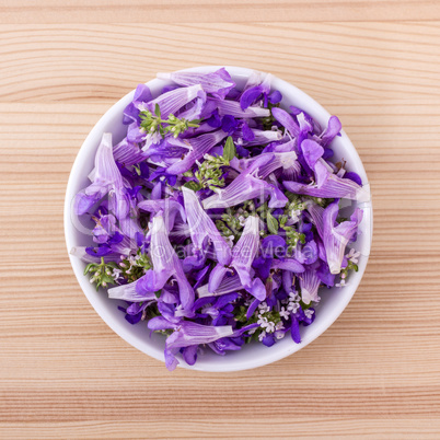 violet, edible flowers