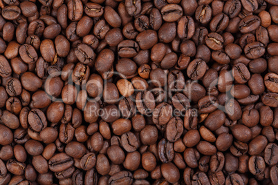 Texture of Kenya AA coffee gourmet coffee .