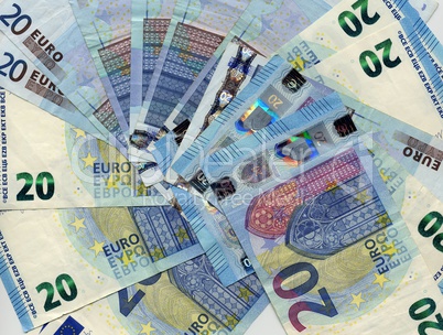 20 euro note, European Union background