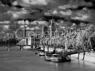 Houses of Parliament in London in IR