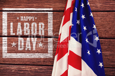 Composite image of composite image of happy labor day poster