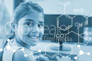 Composite image of composite image of chemical structure