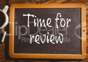 time for review on blackboard