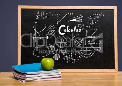 Calculus on blackboard