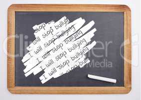 I will stop bullying on blackboard