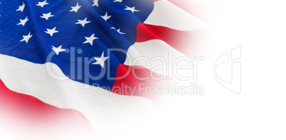 American flag with stars and stripes