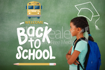 Composite image of back to school