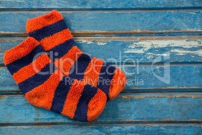 Close up of socks