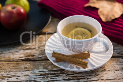 Close up of green tea