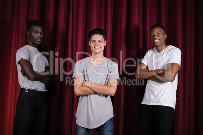 Actors standing on the stage