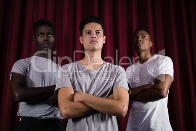 Actors standing on the stage