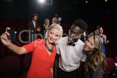 Friends taking a selfie