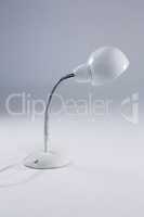 Table lamp against white background