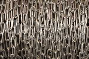 Chain heap metal background texture photo