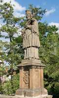 Statue des heiligen Nepomuk, Bamberg, Deutschland, Europa