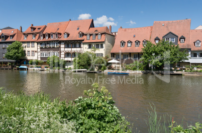 Historische Bauten in Bamberg, Deutschland, Europa
