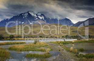 Landschaft im Torres del Paine Nationalpark, Chile, Südamerika