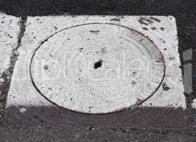 drain manhole detail