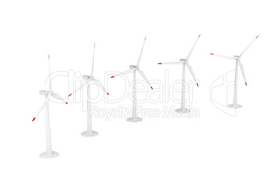 Group of wind turbines