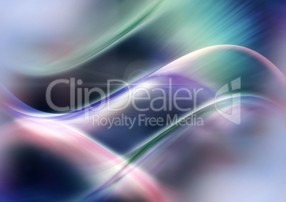 Abstract transition with colorful flowing curves