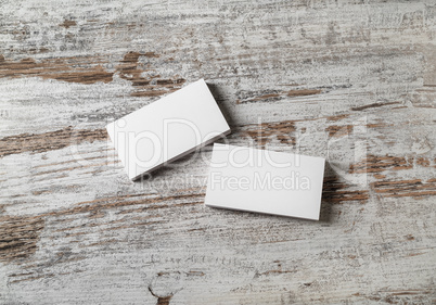 Blank business cards