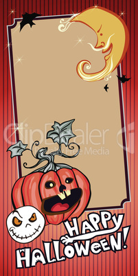 Halloween Banner orange