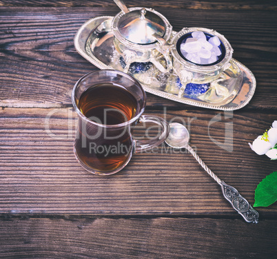 tea in a glass Turkish glass