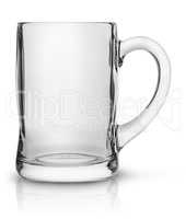Glass mug for beer