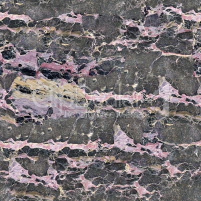 Patterned natural of dark gray marble  for interior design. Seam