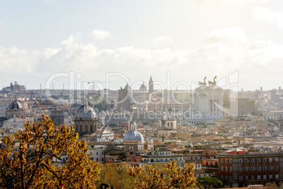 Rome View from Gianicolo Hill