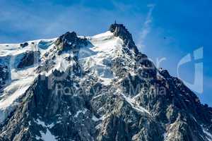 Mont Blanc Massif In The French Alps